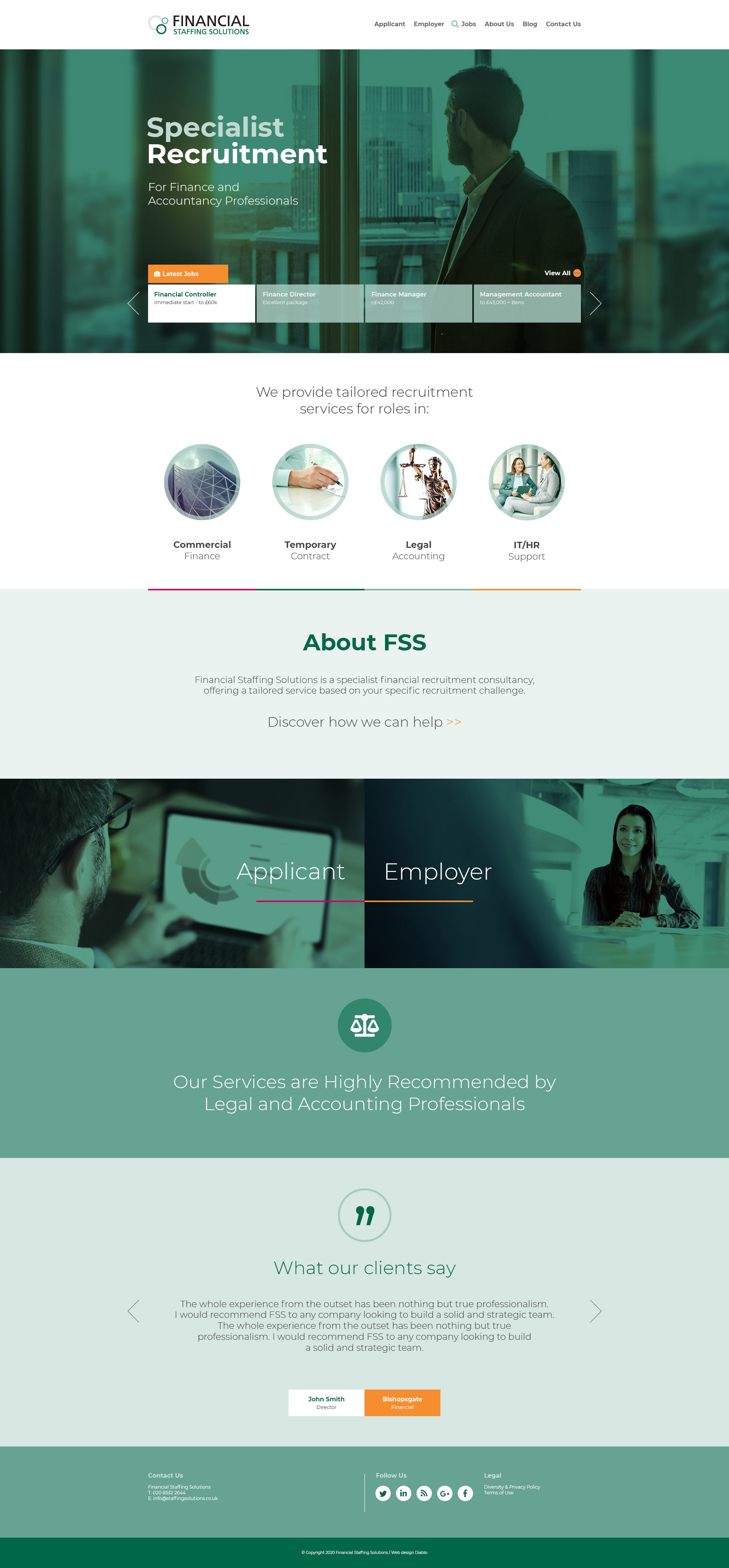 recruitment web site design