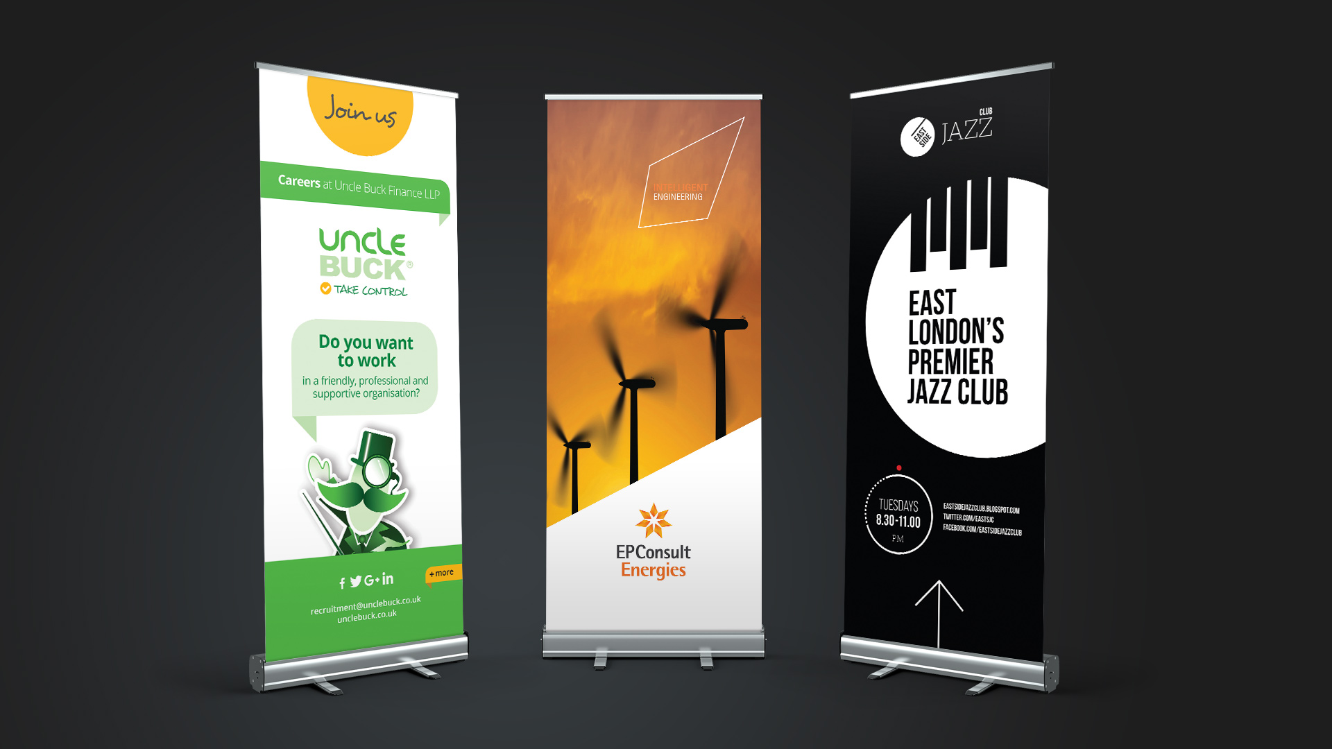 pop up banner design and production