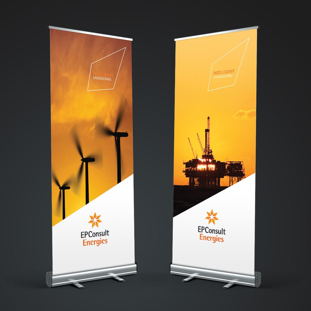 Roll up banner design