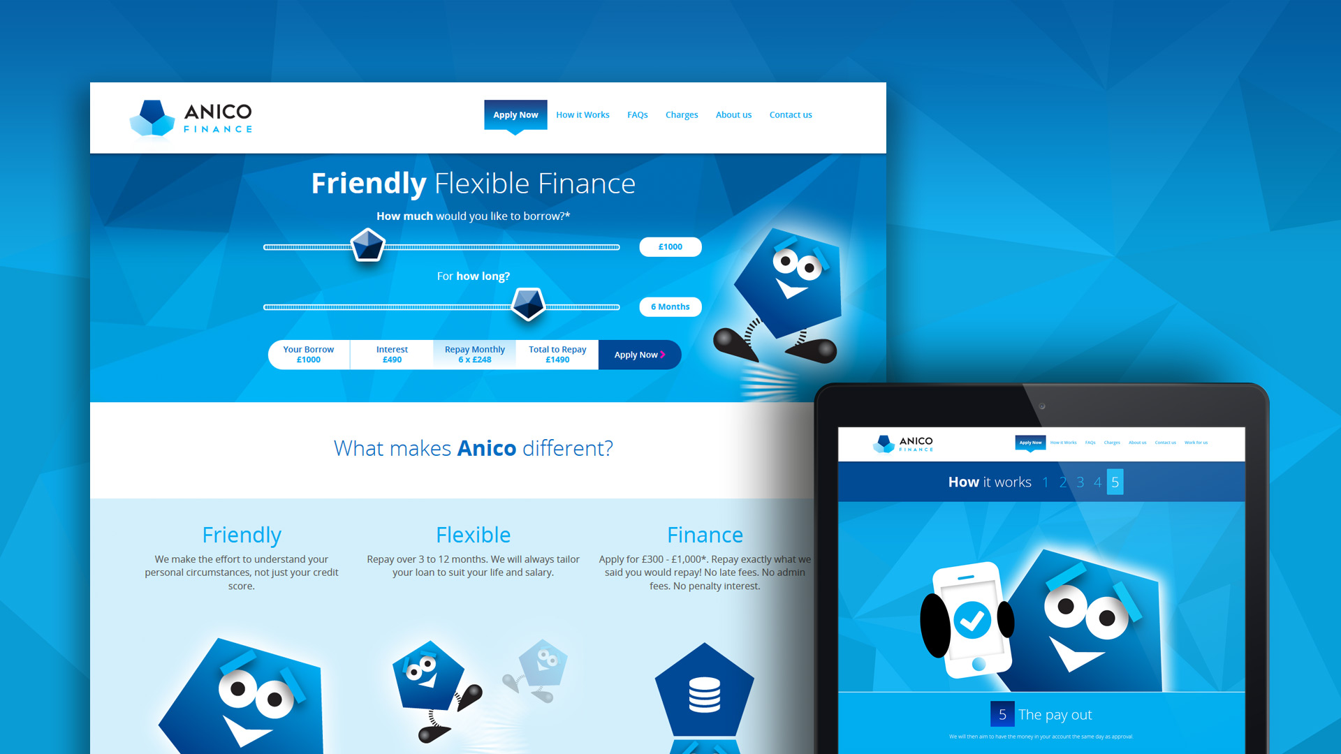 web design for finance company